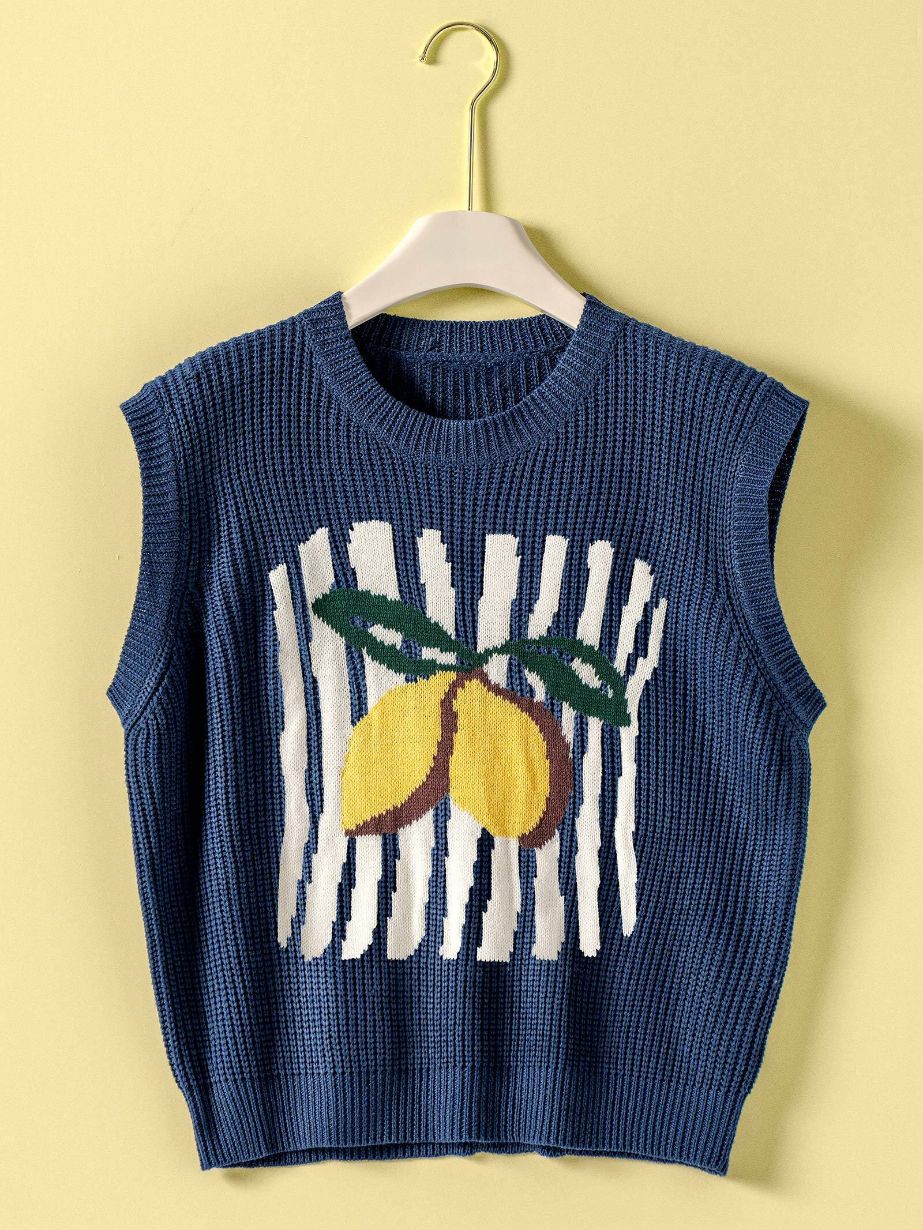 Women's Lemon Graphic Vest