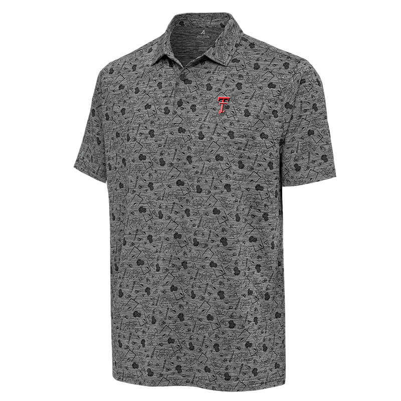 Men's Antigua Texas Tech Relentless Polo