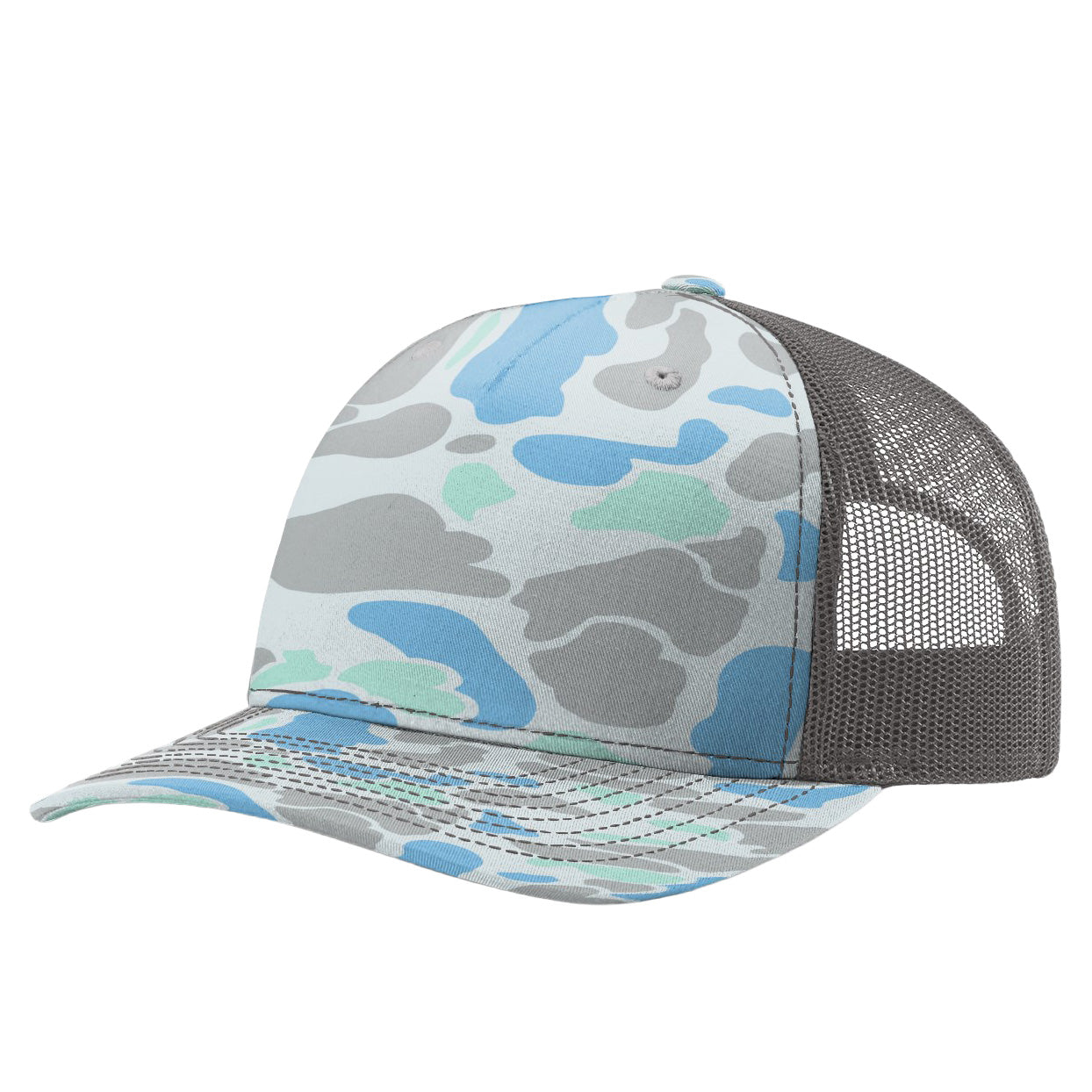 Adult Richardson Printed Mesh Trucker Cap