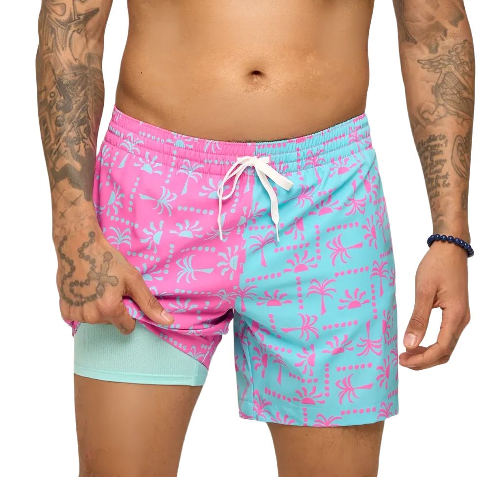 Men's Chubbies The Pacific Grids 5.5" Lined Classic Swim Trunk