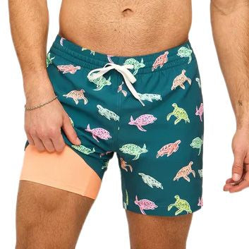Men's Chubbies The Turtally Awesome 5.5" Lined Classic Swim Trunk