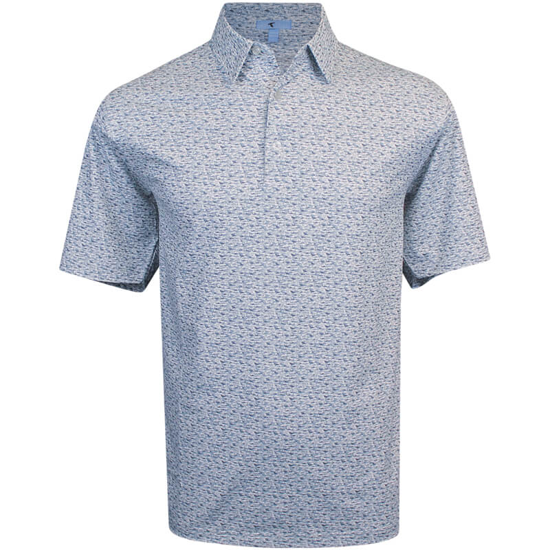 Men's GenTeal brrr Printed Performance Polo