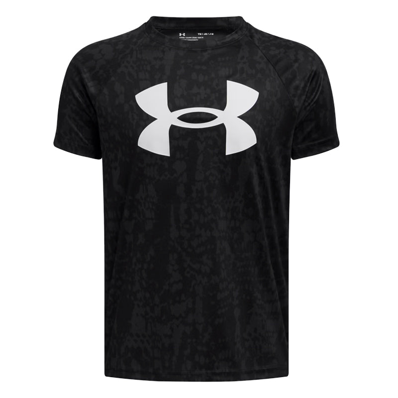 Youth Under Armour Tech Big Logo Printed S/S Tee