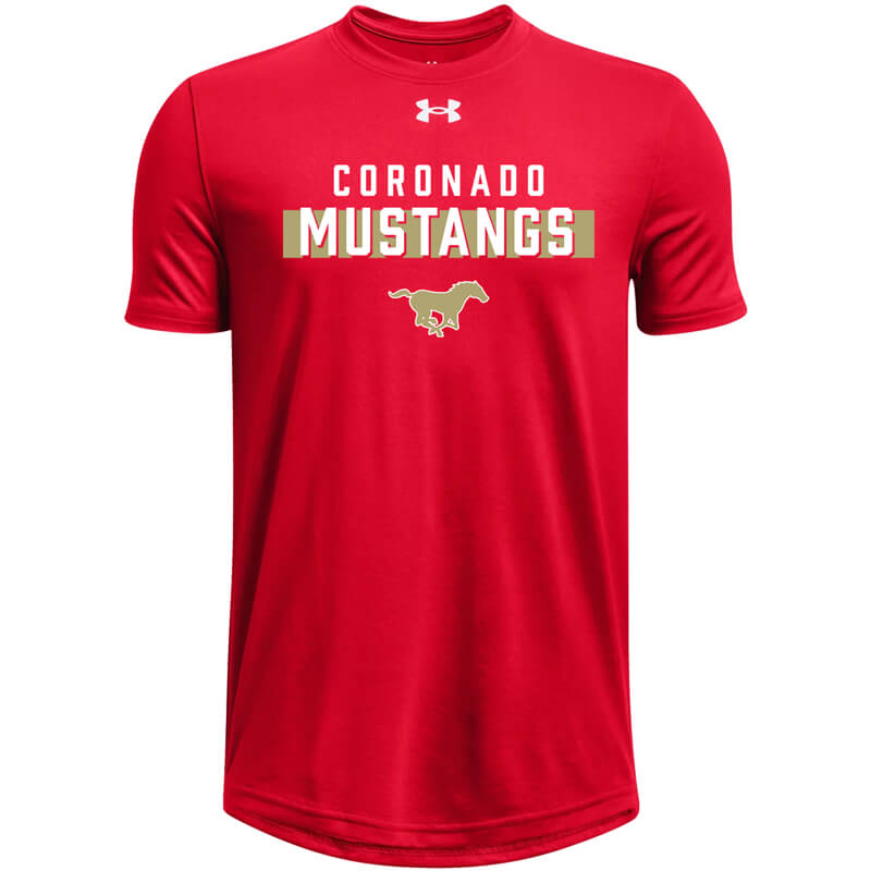 Youth QuarterFour Under Armour Coronado Mustangs S/S Tee