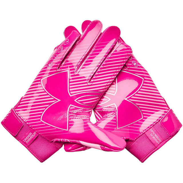 Youth Under Armour F9 Nitro Football Gloves