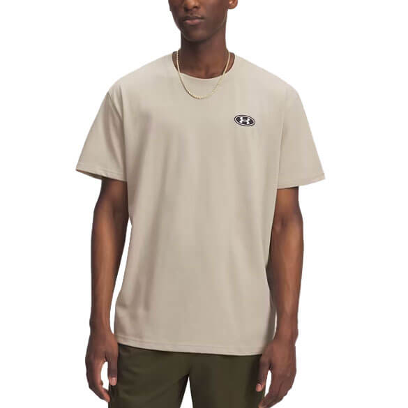 Men's Under Armour Heavyweight Left CHest Patch S/S Tee