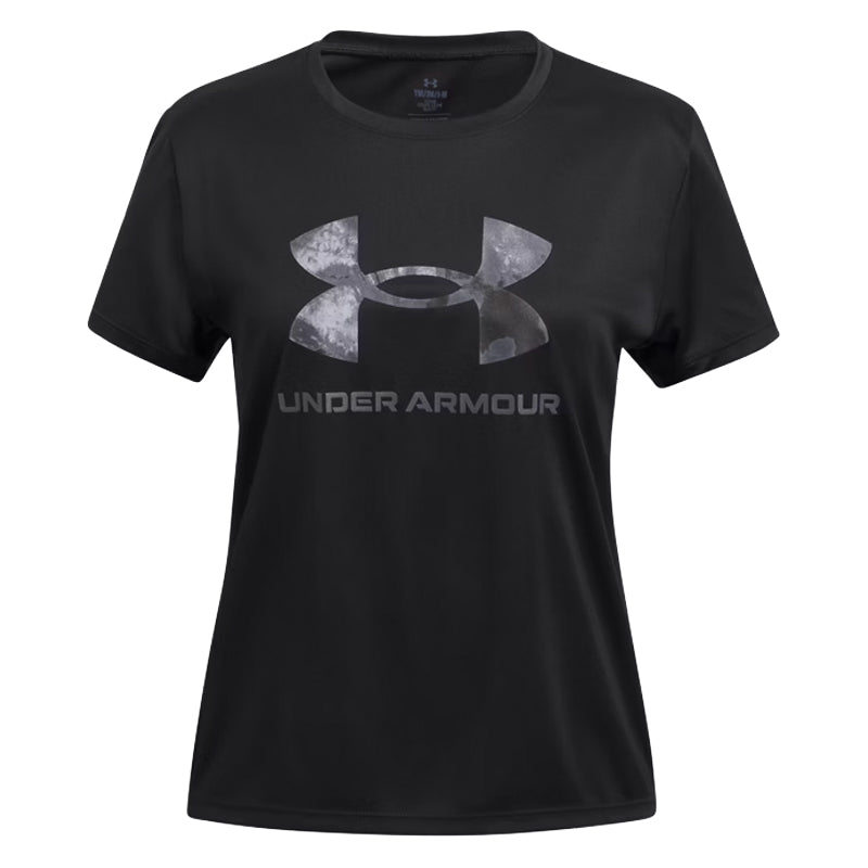 Youth Under Armour Tech Big Logo Print S/S Tee
