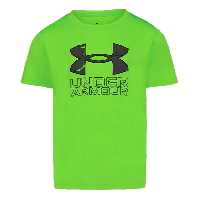 Youth Under Armour Core Logo Fill Tech S/S Tee