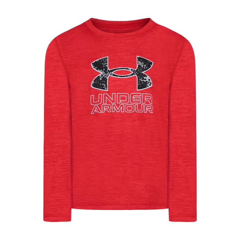 Toddler Under Armour Logo Twist Tech L/S Tee