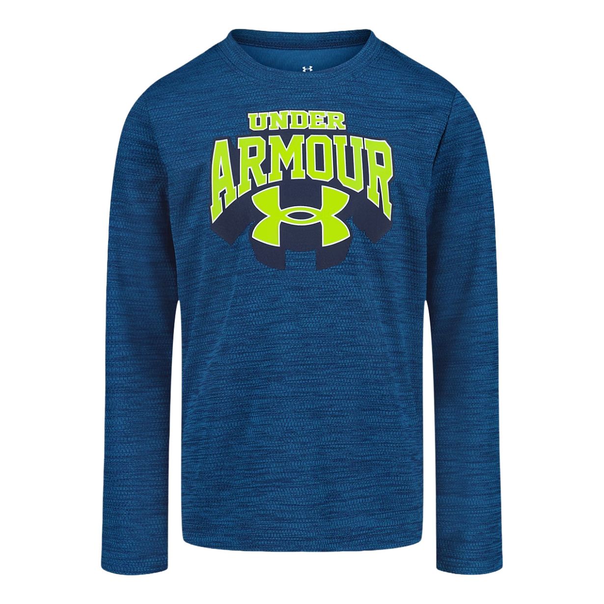 Youth Boys' Under Armour Twist Logo L/S Poly Tee