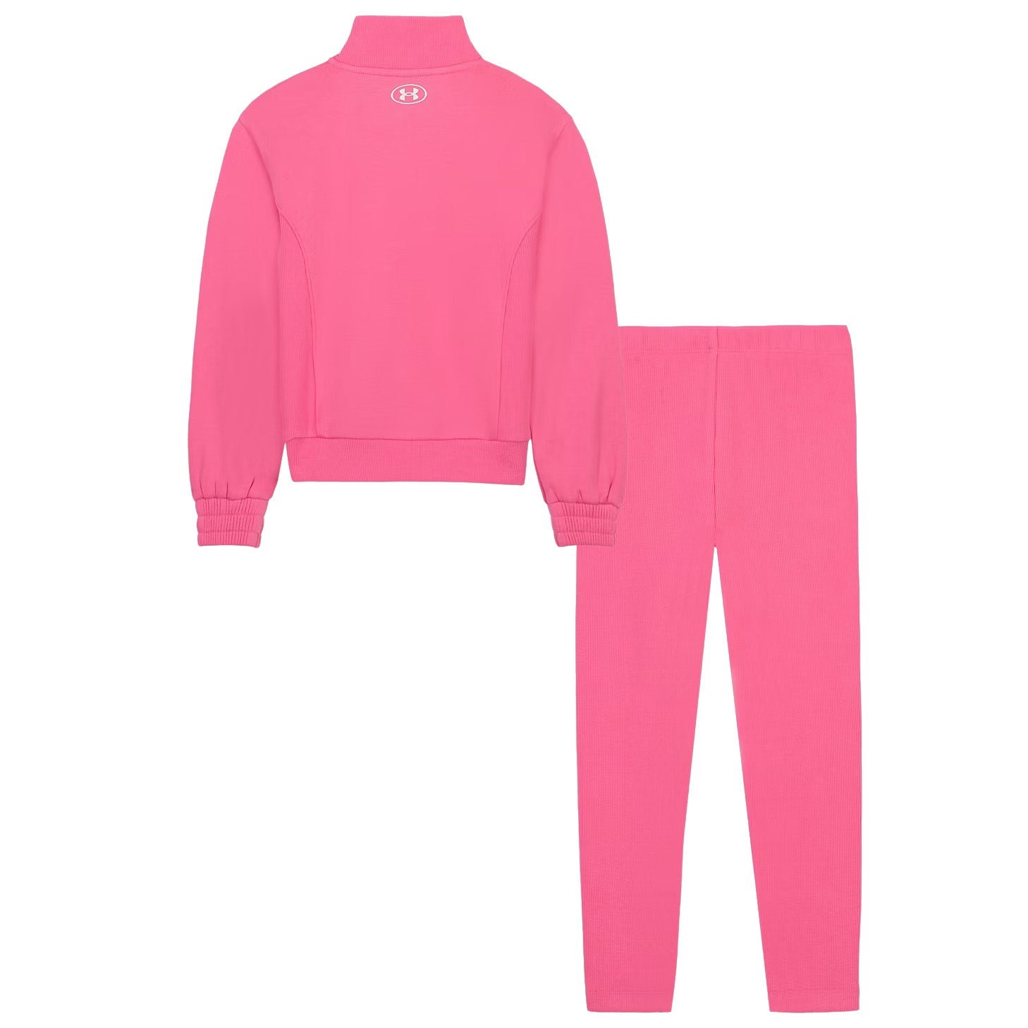 Youth Girls' Under Armour Quarter Zip Rib Fleece Set