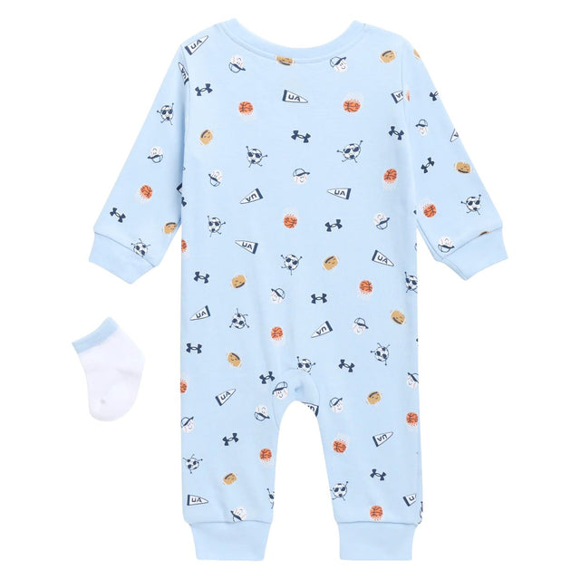 Newborn Boys' Under Armour Baby Coverall Set