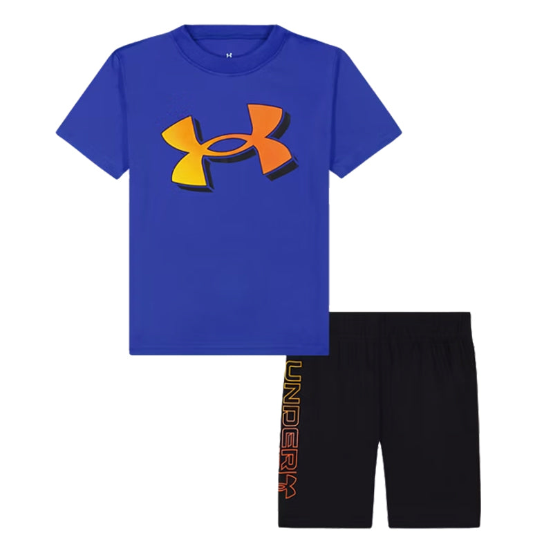Toddler Under Armour Gradient S/S Tee & Shorts Set