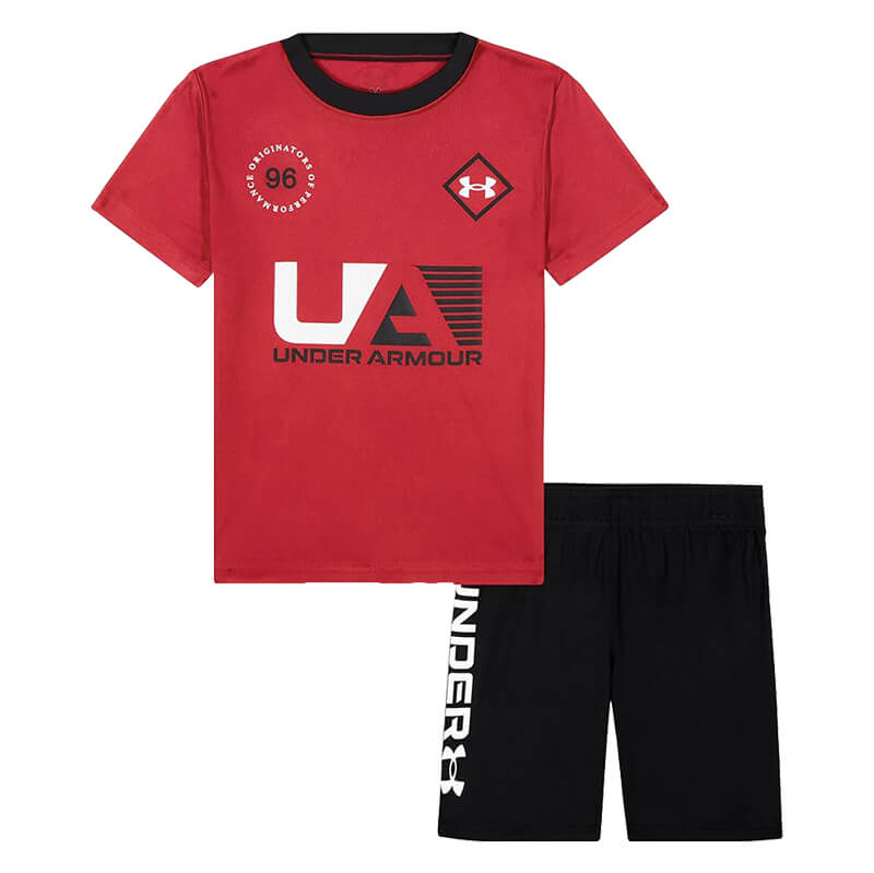 Youth Under Armour Soccer S/S Tee & Shorts Set