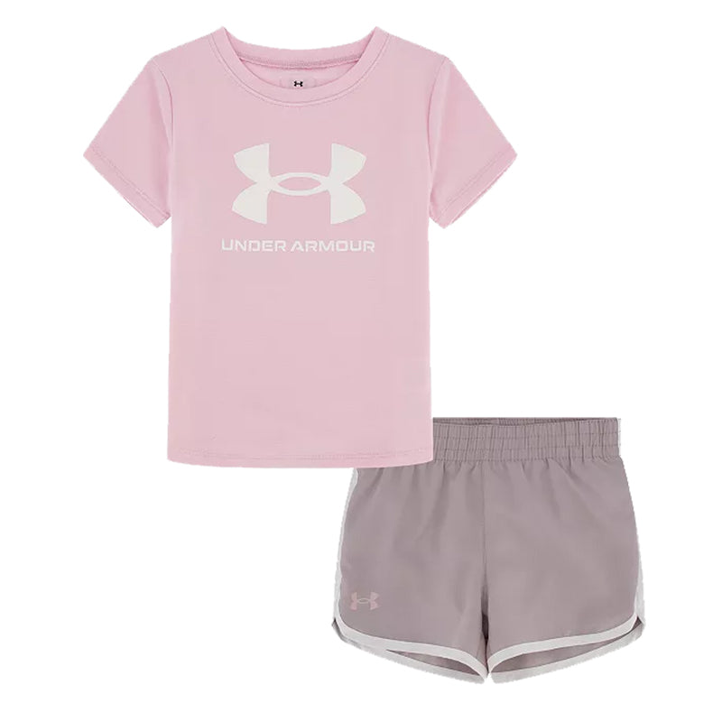 Toddler Under Armour Grid S/S Tee & Shorts Set