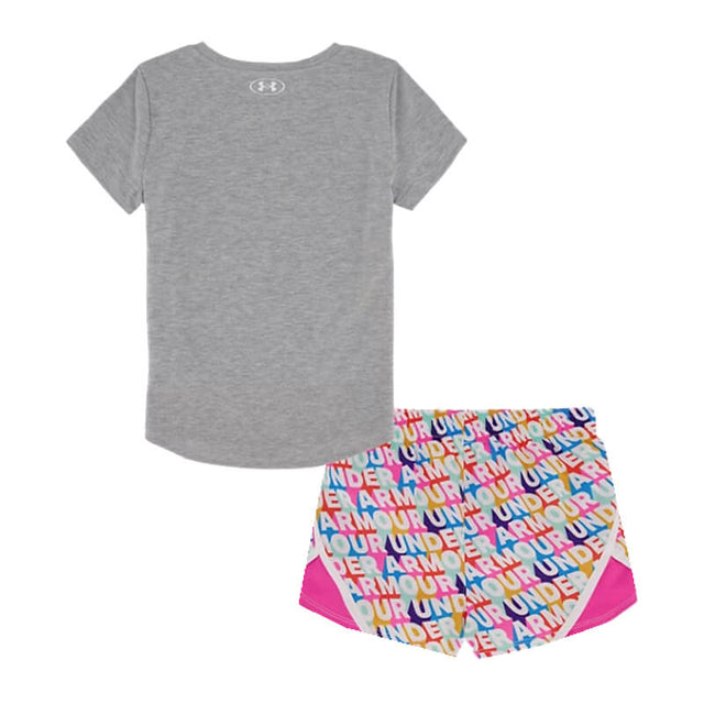 Infant Under Armour Multicolor 3D Wordmark S/S Tee & Shorts Set