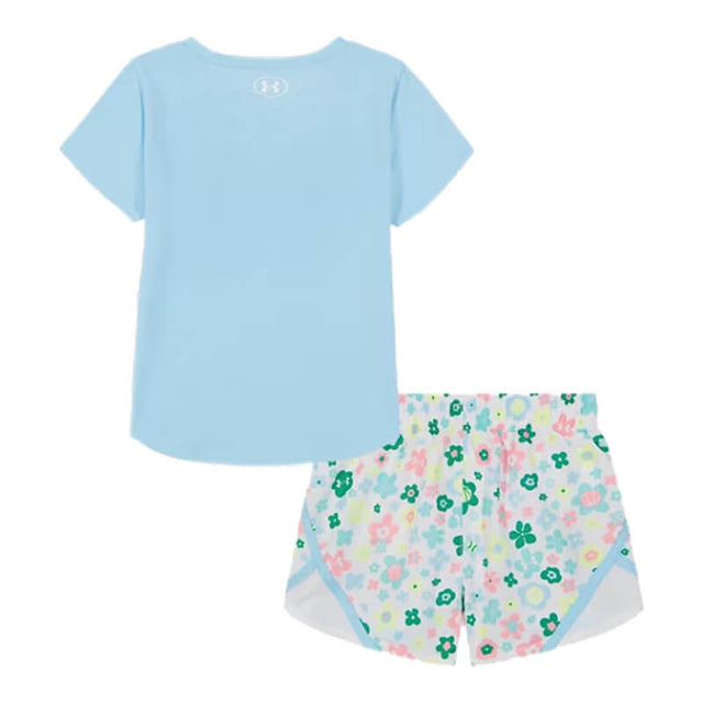 Infant Under Armour Floral Print S/S Tee & Shorts Set
