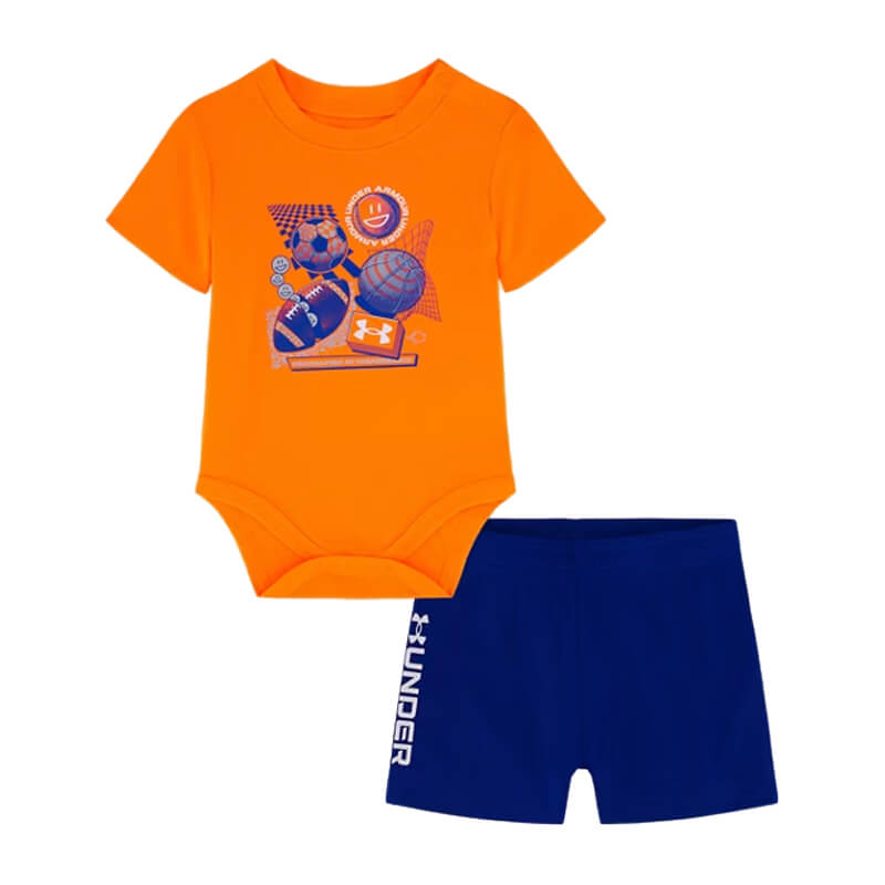 Infant Under Armour Sports S/S Tee & Shorts Set - 3-12 Months