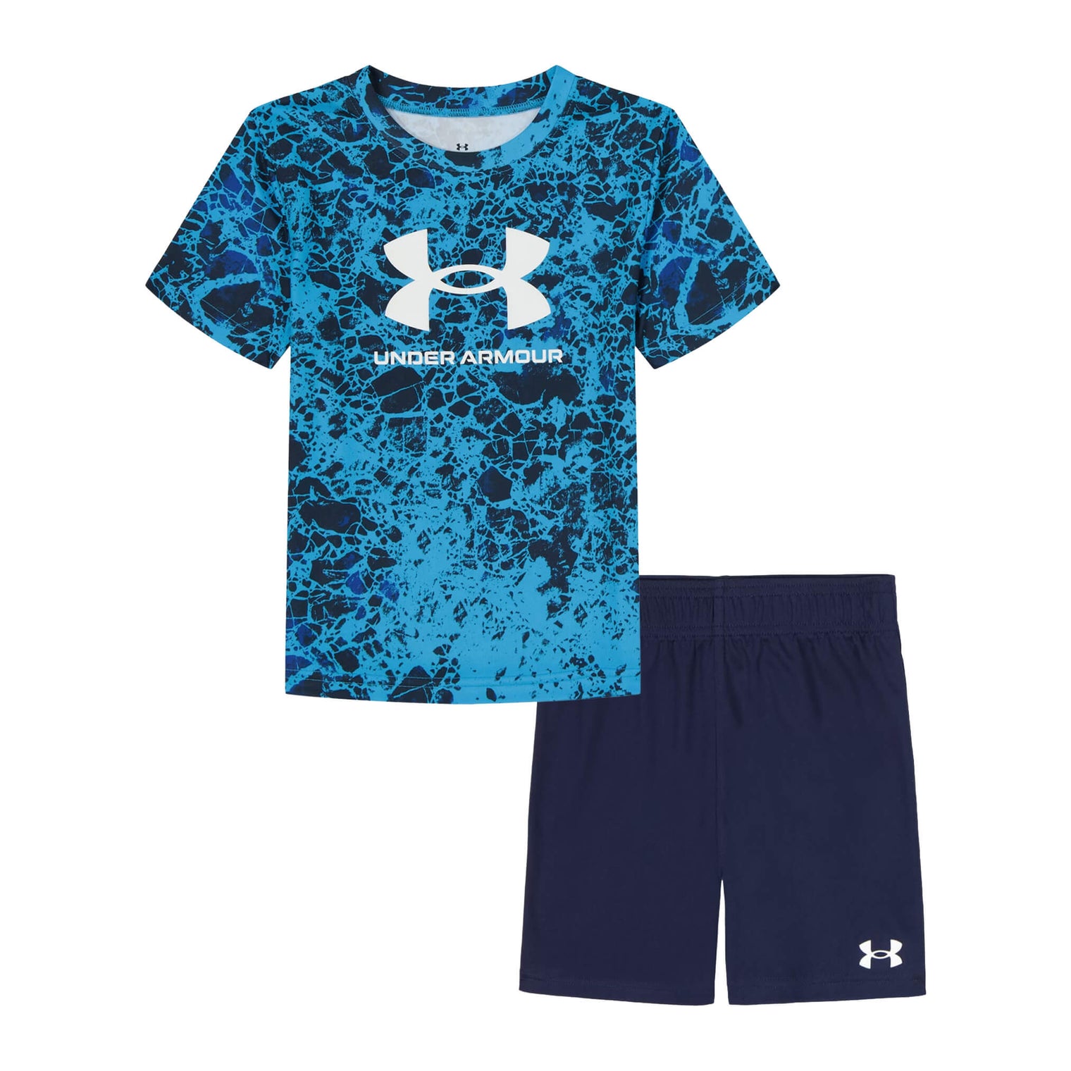 Youth Boys' Under Armour Tech Printed Short Set