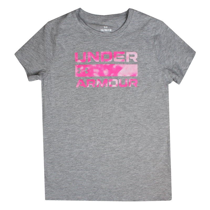 Youth Under Armour Stacked Logo S/S Tee