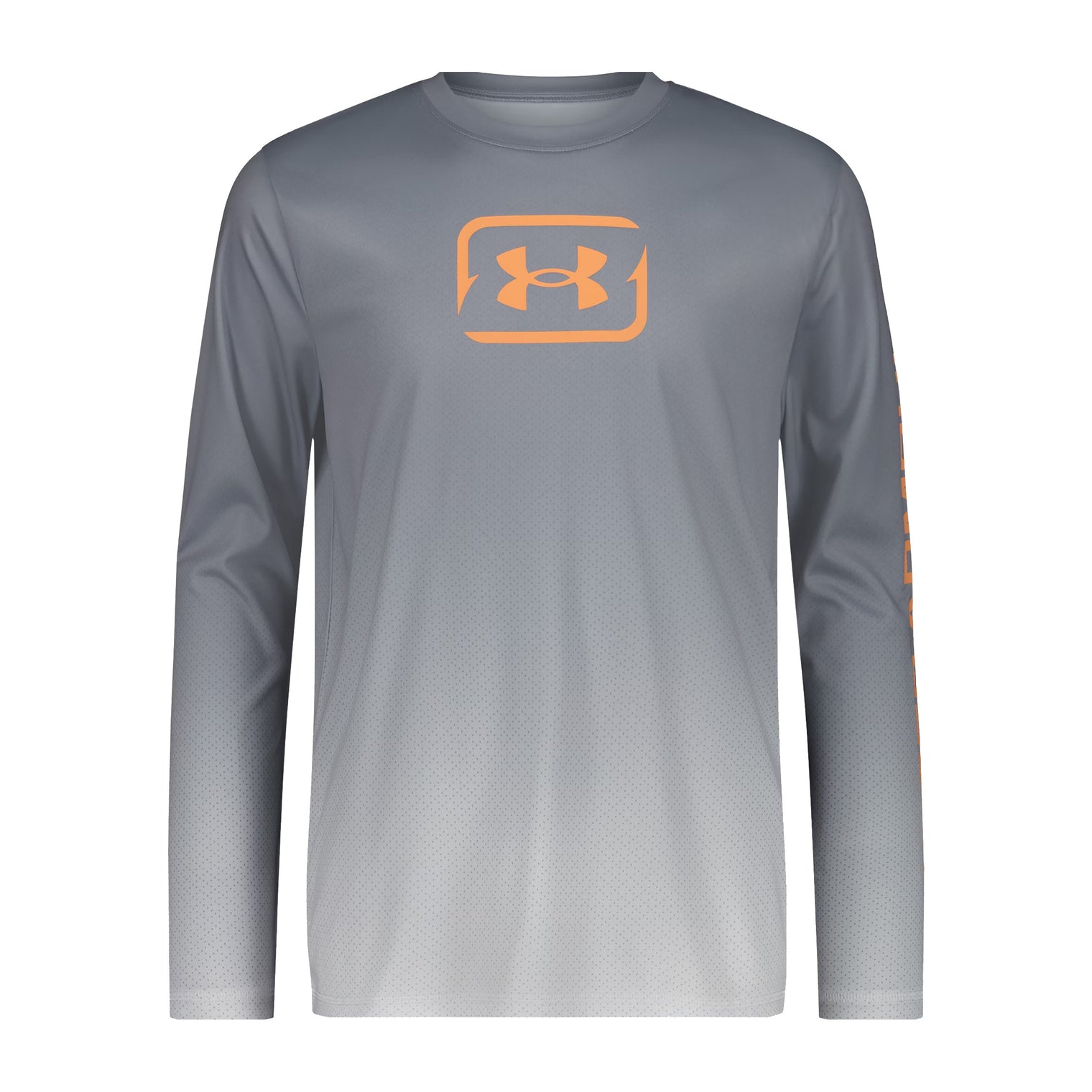 Youth Boys' Under Armour L/S Print UPF Fish Tee