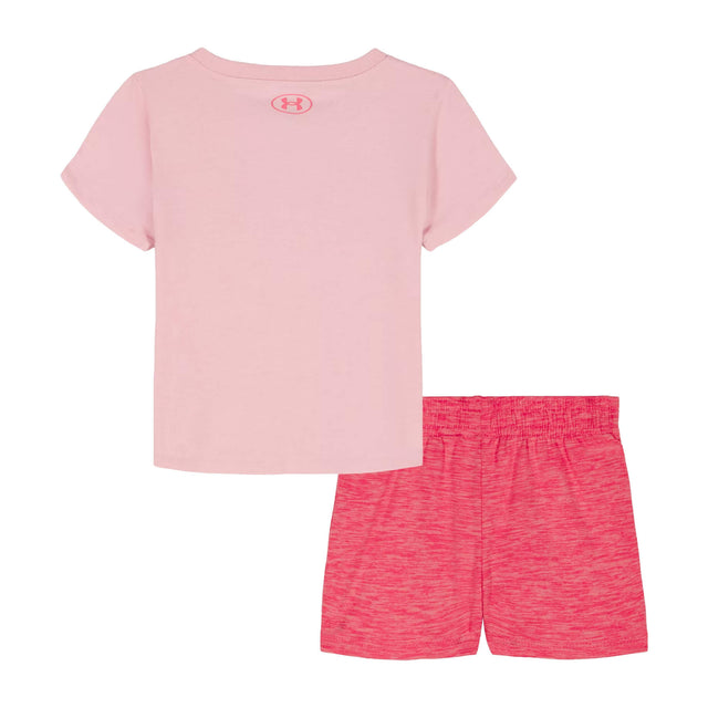Youth Girls' Under Armour Ditsy Logo Short Set