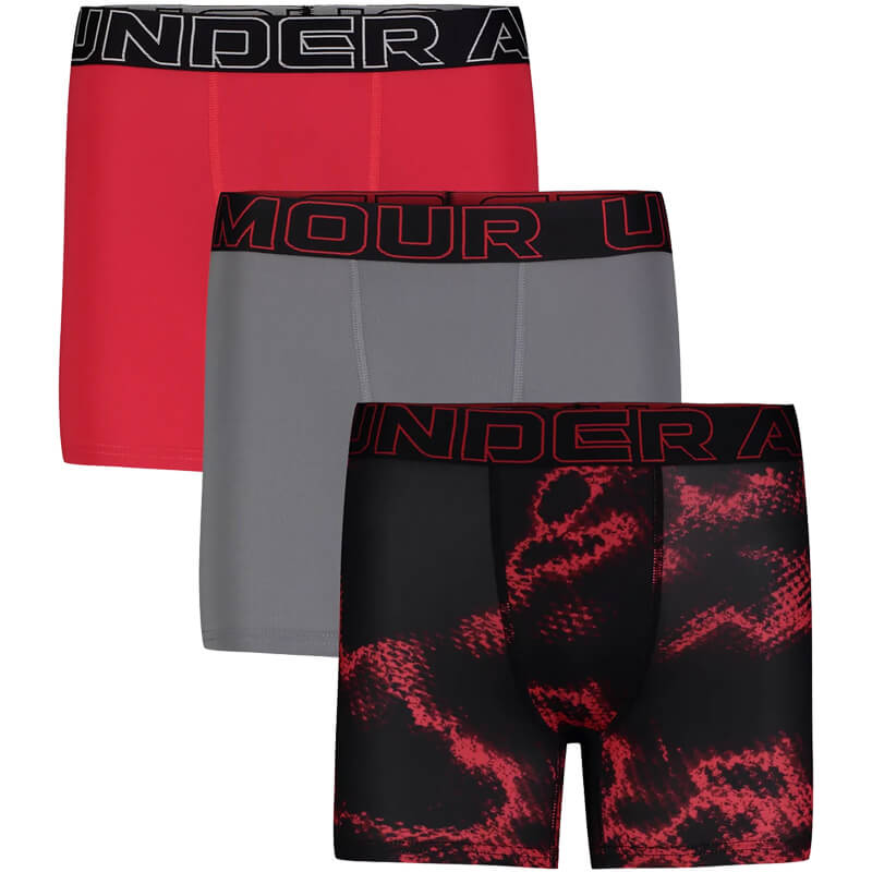 Youth Under Armour Performance Boxerjock Briefs 3-Pack