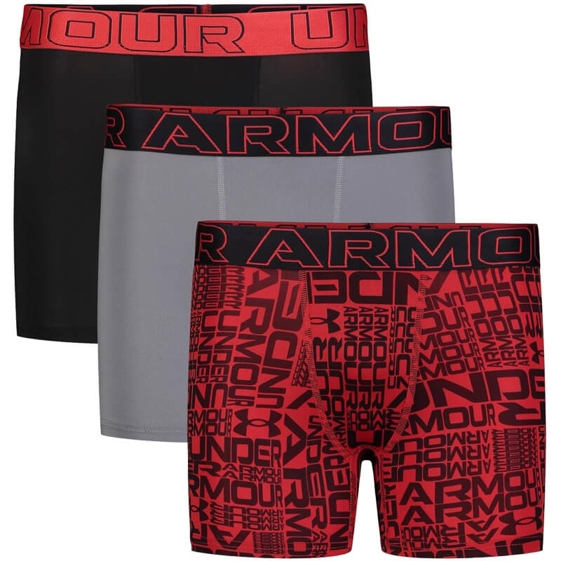 Youth Under Armour Performance Boxerjock Briefs 3-Pack