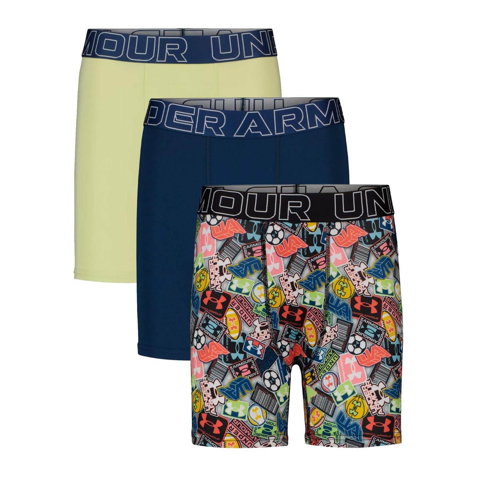 Youth Boys' Under Armour Printed Asstorted Boxers
