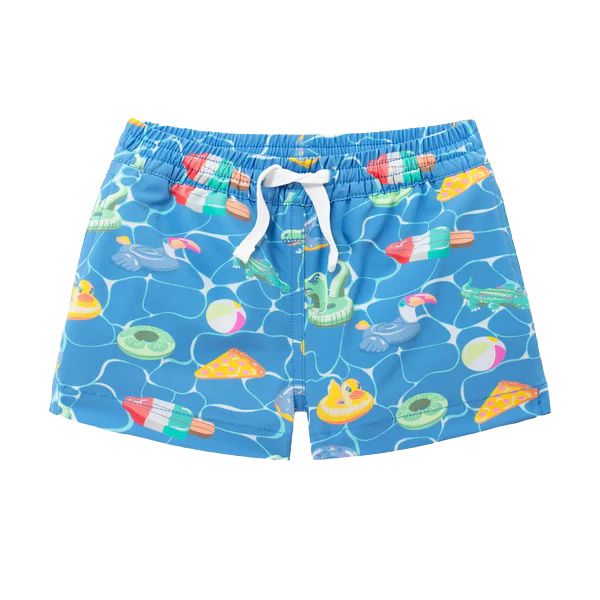 Toddler Boys' Chubbies The Lil Cannonball Crews Swim Trunk