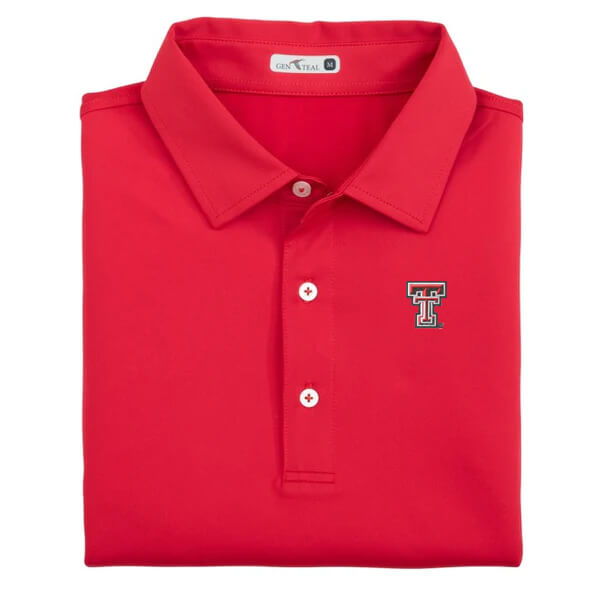 Men's GenTeal Texas Tech Performance Polo