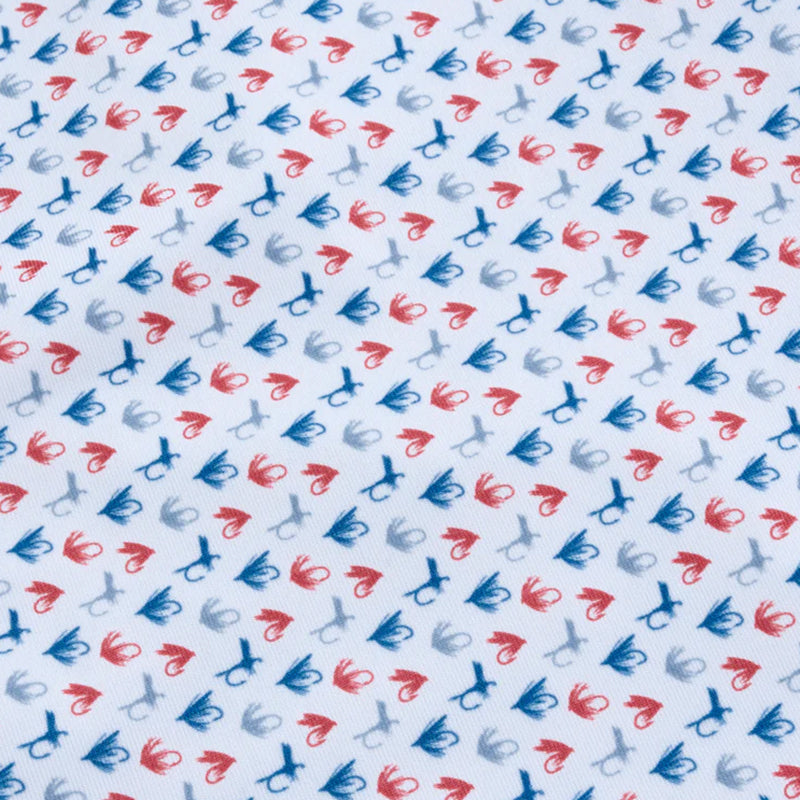 Men's GenTeal Flies Printed Performance Polo