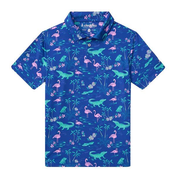 Toddler Boys' Chubbies The Lil Swamp & Cicumstance Performance Polo