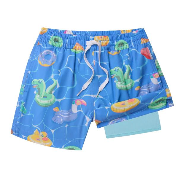 Youth Boys' Chubbies The Cannonball Crews Lined Classic Swim Trunk