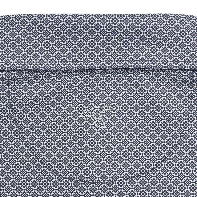 Men's GenTeal Diamond Lattice Print Performance Polo