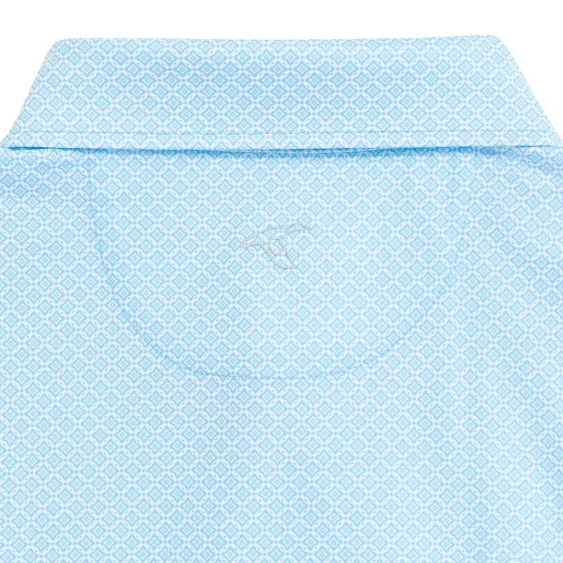 Men's GenTeal Diamond Lattice Performance Polo