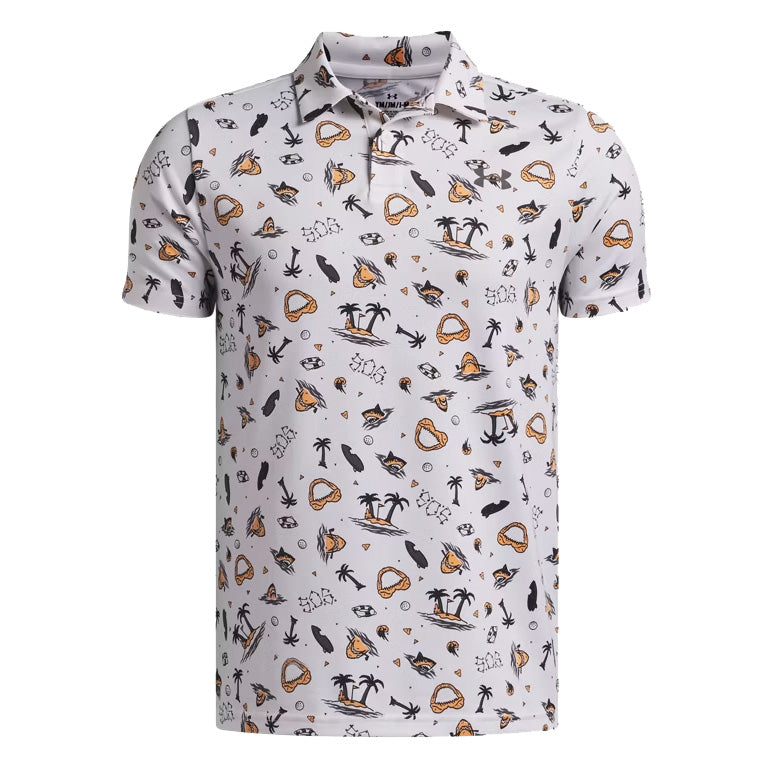 Youth Boys' Under Armour Matchplay Printed Polo