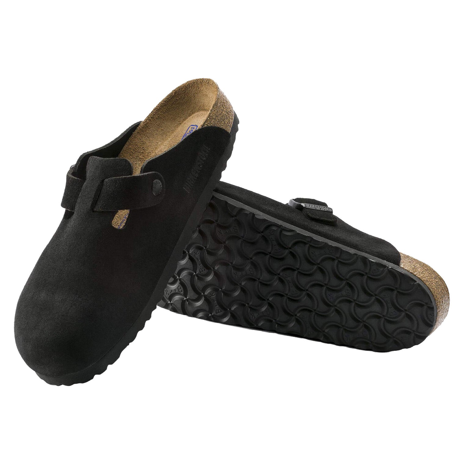 Adult Birkenstock Boston Softbed Suede - Narrow