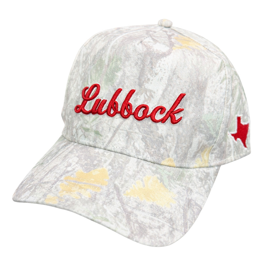 Adult QuarterFour Lubbock, TX Woods Print Cap