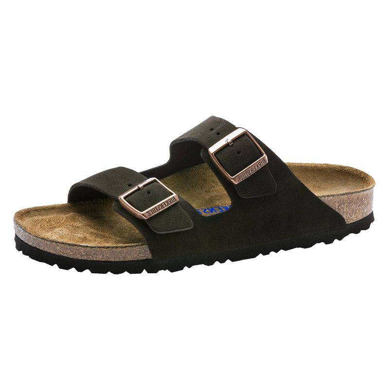 Adult Birkenstock Arizona Soft Footbed Suede Leather - Regular