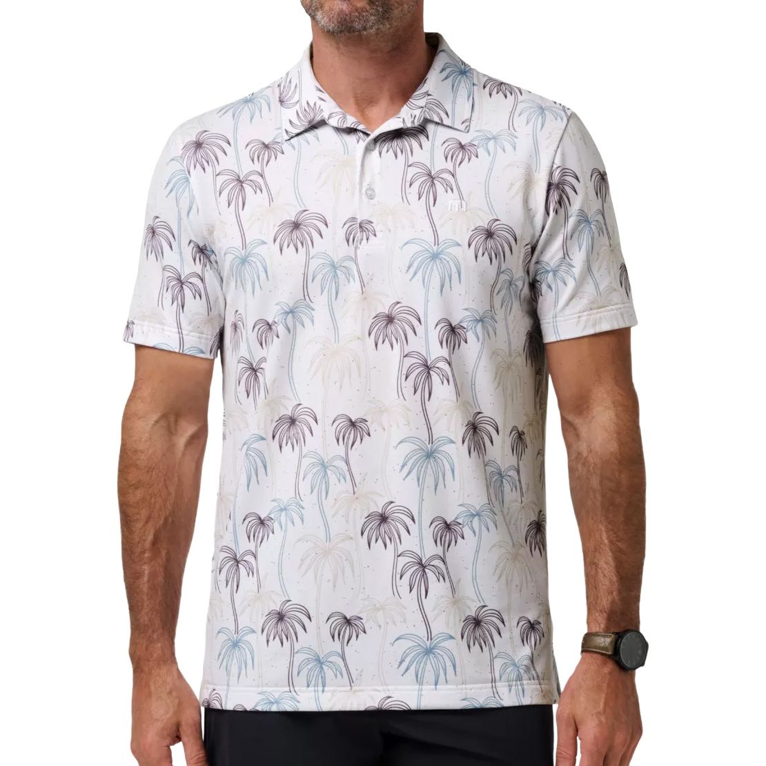 Men's TravisMathew Featherweight Palms Polo