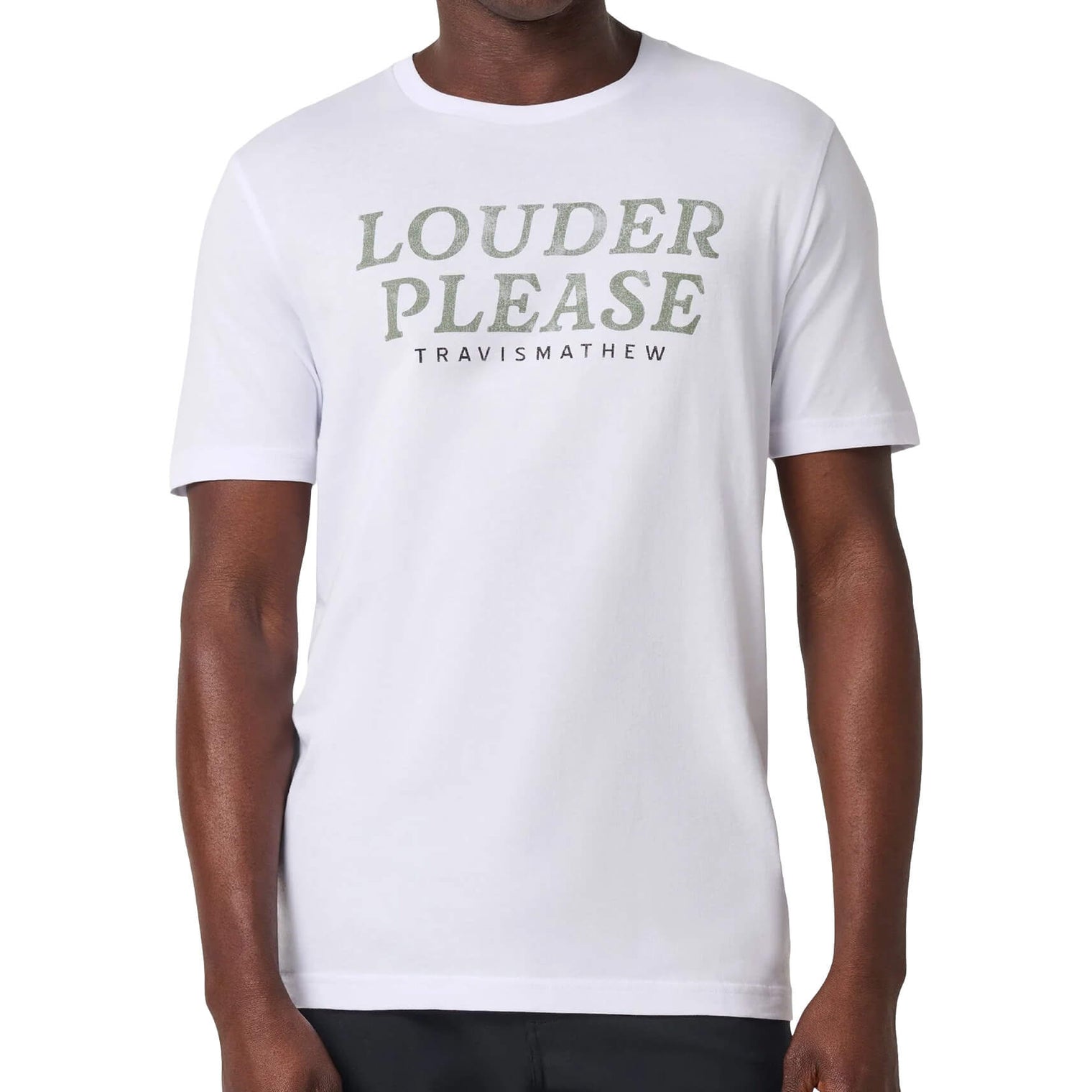 Men's TravisMathew Louder Please S/S Tee