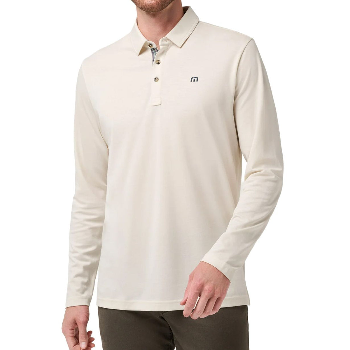 Men's TravisMathew Frosty Pines L/S Polo