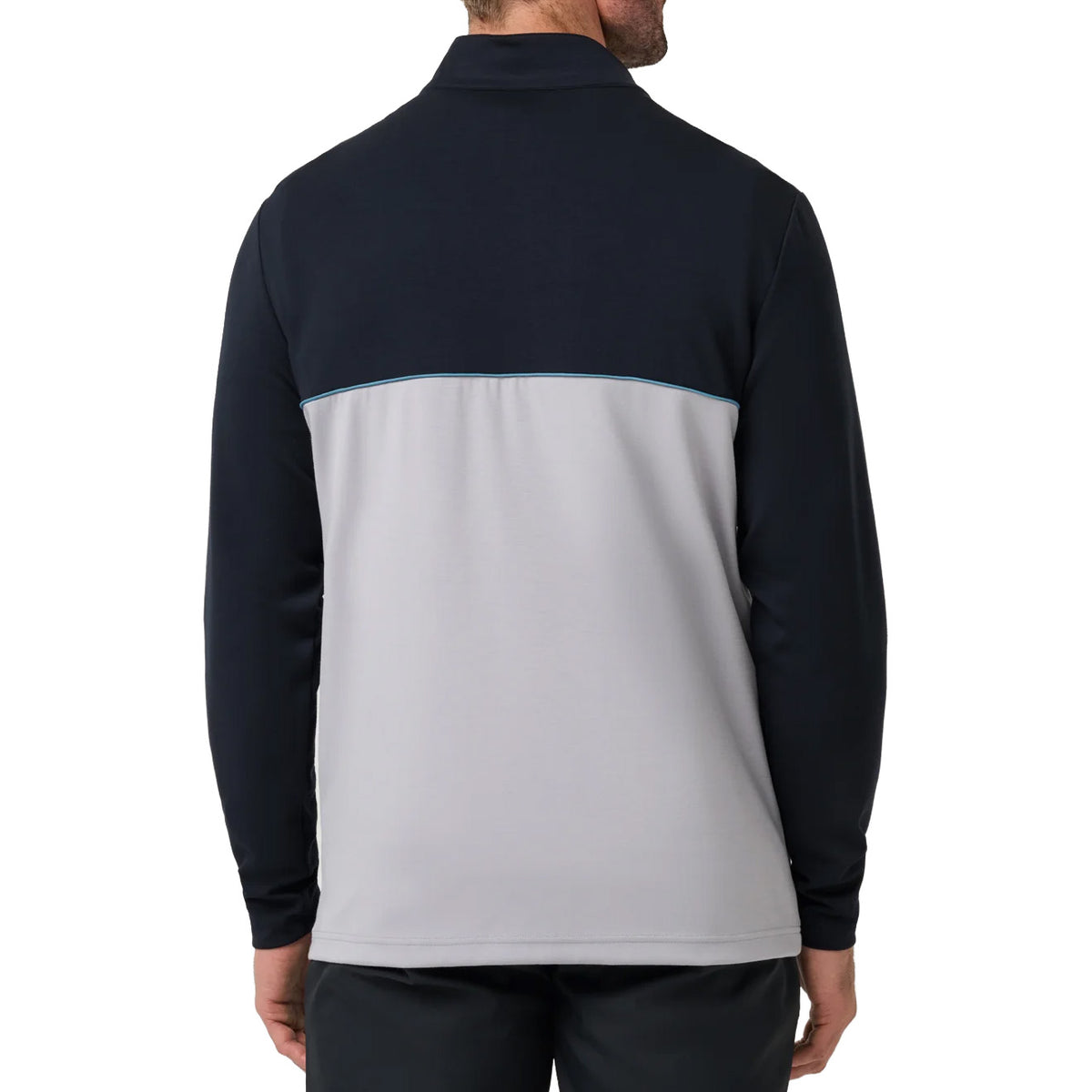 Men's TravisMathew Fibercloud Color Block Quarter Zip