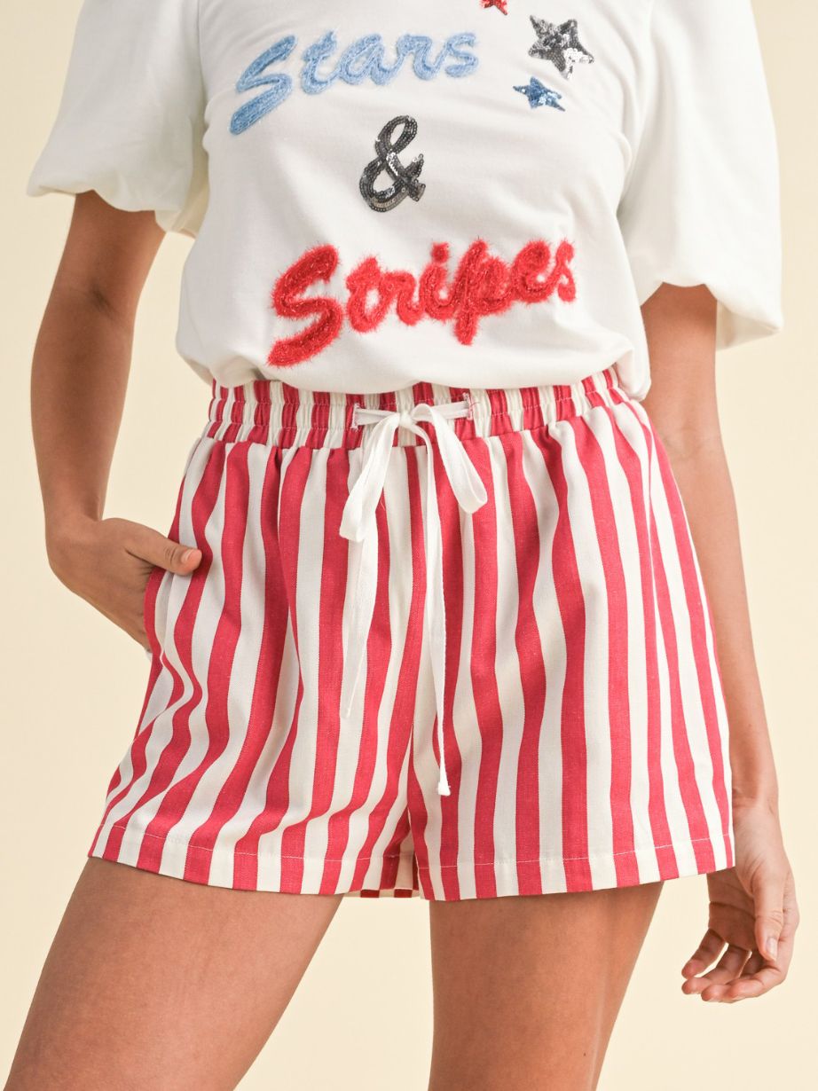 Women's Navy Sailor Shorts