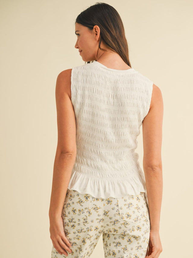 Women's Smocking Tank Top