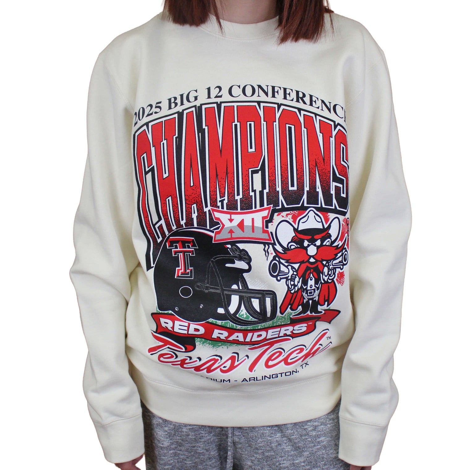 Adult Texas Tech Big 12 Champions Crew