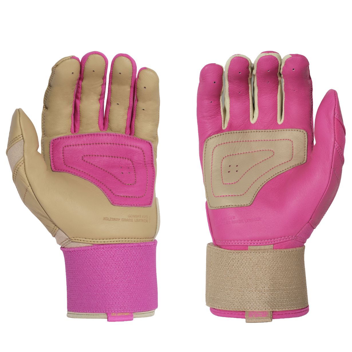 Adult COMBAT MFG Yin Yang Long Strap Batting Gloves