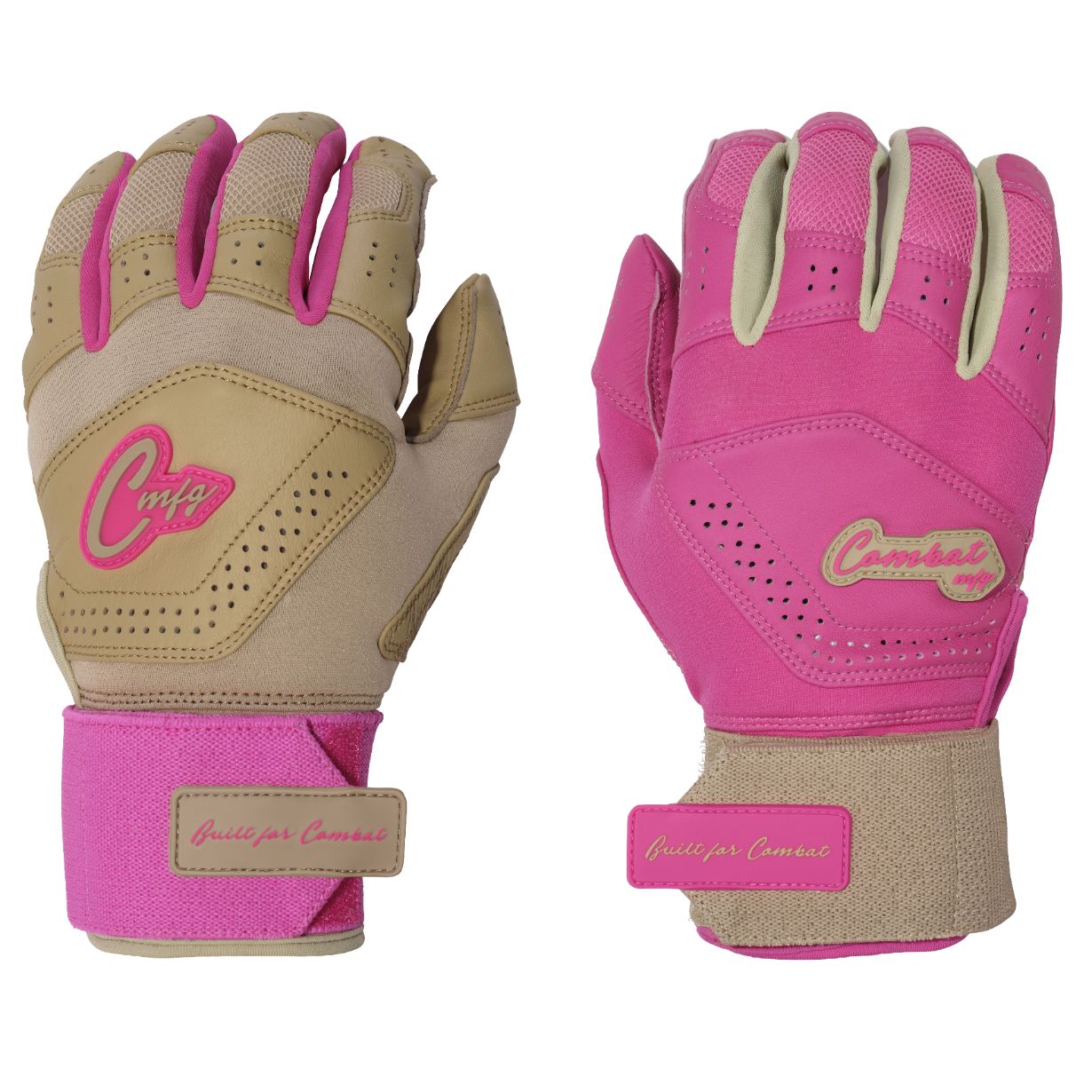 Adult COMBAT MFG Yin Yang Long Strap Batting Gloves