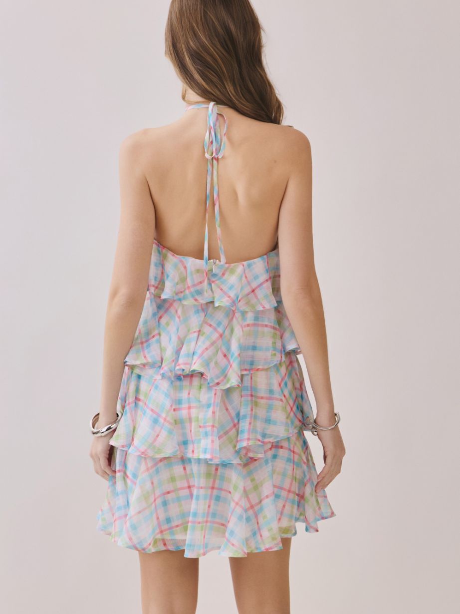 Women's Plaid I'm Here Dress
